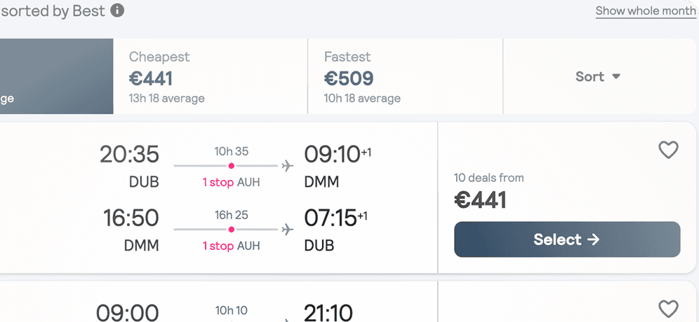 STOP scanning a Skyscanner flight search for a better layover deal