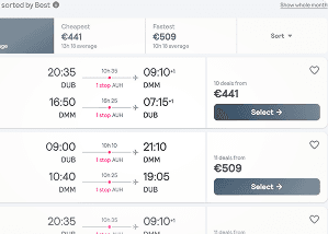 STOP scanning a Skyscanner flight search for a better layover deal